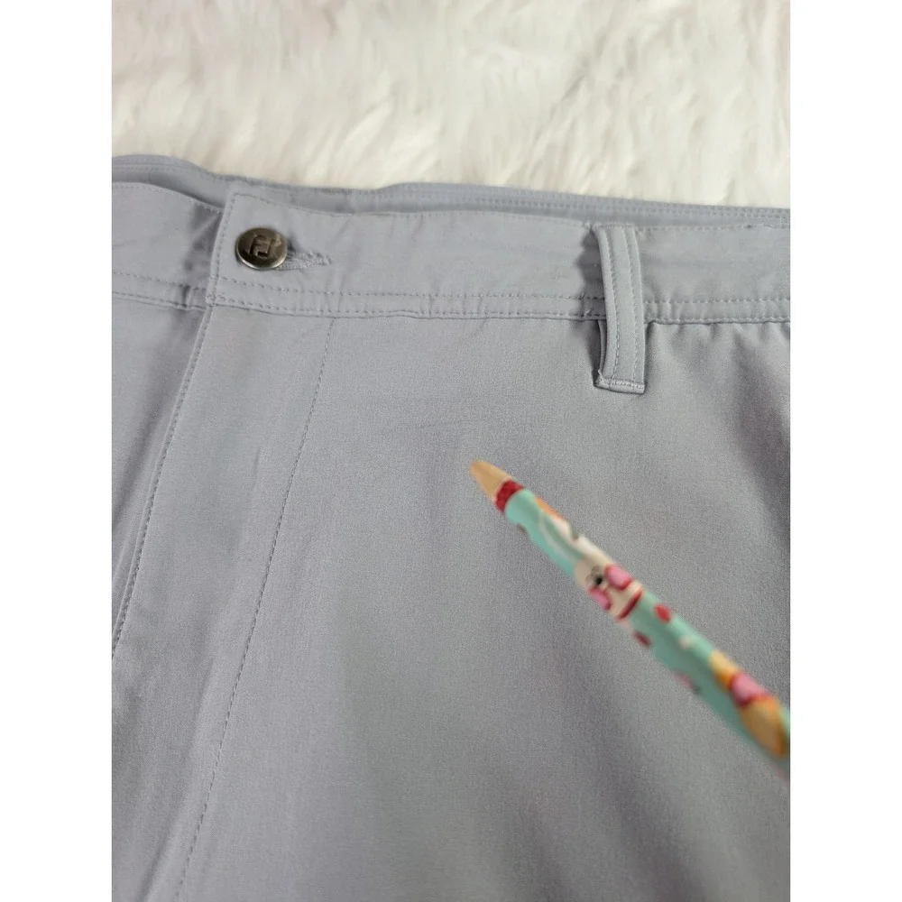 FootJoy Golf Shorts Men 40 Gray Performance Stretch Flat Front Activewear